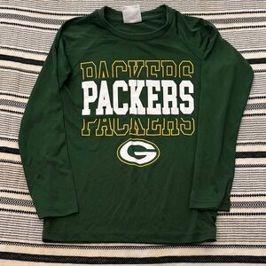 NFL Green Packers Kids Long Sleeve Tee
